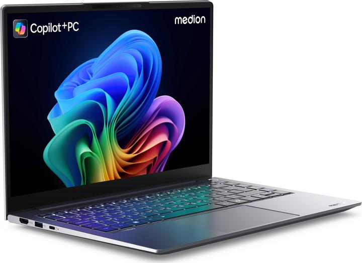 Actual product image Medion SPRCHRGD 14 S1 Elite (14", Snapdragon X Elite X1E-78-100, 32 GB, 1000 GB, CH)