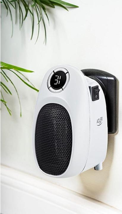 Adler AD 7749 Thermofan Easy Heater, Blanc