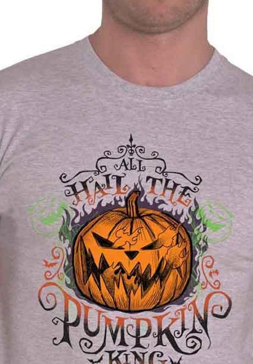 Immagine prodotto Dick Smith Maglietta unisex adulto All Hail the Pumpkin King in cotone (L)