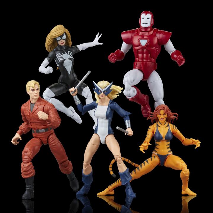 Produktbild Hasbro Marvel Legends Actionfiguren 5er-Pack The West Coast Avengers Exclusive 15 cm
