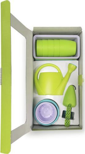 Immagine prodotto Gardenico Kids set da giardino grande con attrezzi da giardino e vasi per bambini