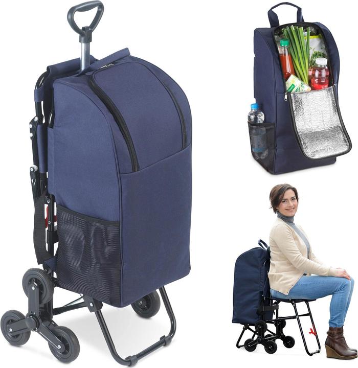 Produktbild Wenko Einkaufstrolley mit Sitz