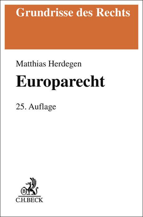 Produktbild Europarecht (Deutsch, Matthias Herdegen, 2025)