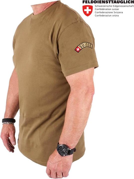 Immagine prodotto Army Shop Maglietta militare svizzera con emblema (M)
