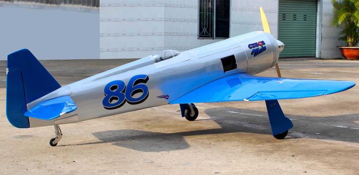 Produktbild Seagull Models SG-Models ) YAK 11 71" 1,8m CHROM 35cc AIRRACE "Czech Mate" MIT Einz (Warbird)