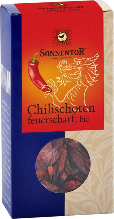 Actual product image Sonnentor Chili-Schoten feuerscharf ganz (25 g)