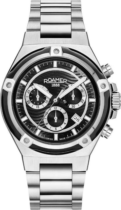 Roamer Uhr Tempomaster Chrono 221837 41 55 20 ( 221837415520) (Chronograph, 42 mm)