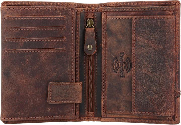 Immagine prodotto Greenland Nature Portafoglio classico RFID in pelle 9 cm