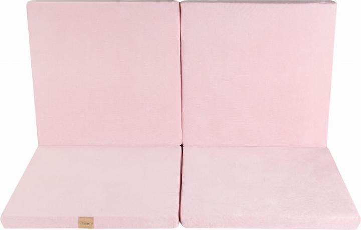 Actual product image Meowbaby Play Mat for Children, Square, Folding, Velor (120 x 120 cm)