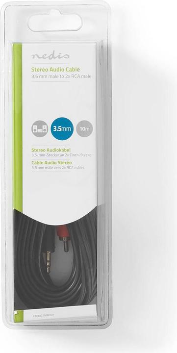 Produktbild Nedis CAGB22200BK (10M) (10 m, 3.5mm Klinke (AUX))