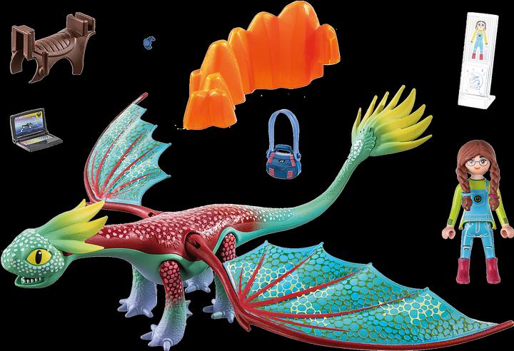 Actual product image Playmobil The Nine Realms- Feathers & Alex (71083, Playmobil Dragons)