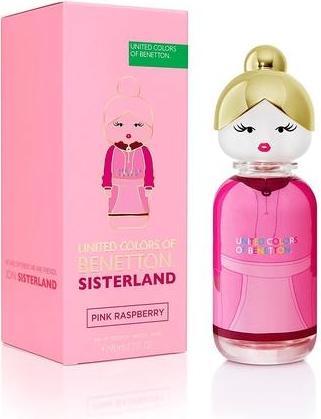 Actual product image Benetton SISTERLAND PINK RASPBERRY eau de toilette spray 80 ml (Eau de toilette, 80 ml)