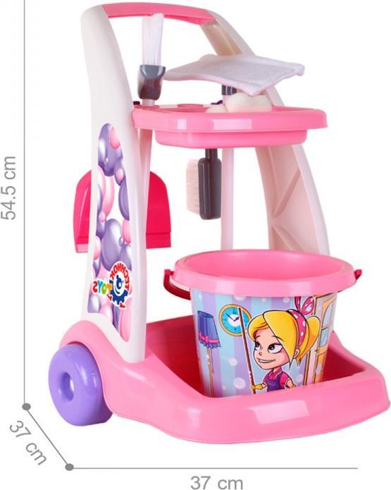 Actual product image Technok cleaning set with trolley