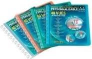 Actual product image Elba Vario-Zipp view book, color: blue with DIN A4 view pocket on front cover (A4, 1 x)