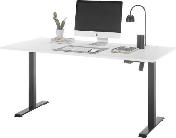 Bega Consult Tom VII Schreibtisch Lichtgrau - Höhenverstellbar 72-120 cm