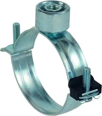 Actual product image Fischer 500719, Pipe clamp, Steel, 48 - 56 mm, 3.81 cm (1.5"), Zinc steel, 1 kN