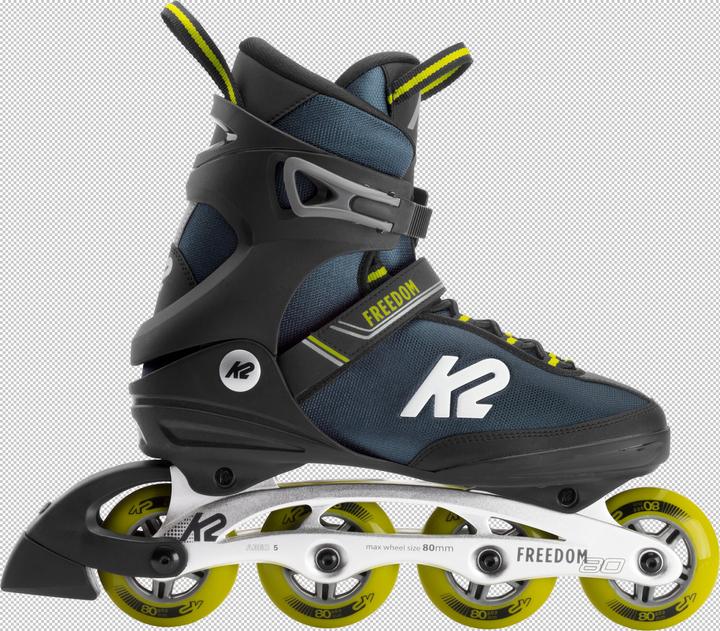 Produktbild K2 Inline Skates FREEDOM M Für Herren Mit Softboot, Blue - Yellow, 30E0341 (44)