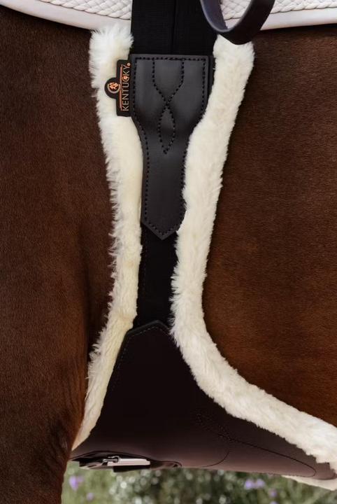 Image du produit Kentucky Horsewear Sangle bavette d'équitation anatomique avec Mouton