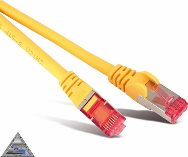 Actual product image Shiverpeaks S/CONN maximum connectivity network cable patch cable, cat 6A, S/FTP, PIMF, halogen-free (S/FTP, CAT6a, 1 m)