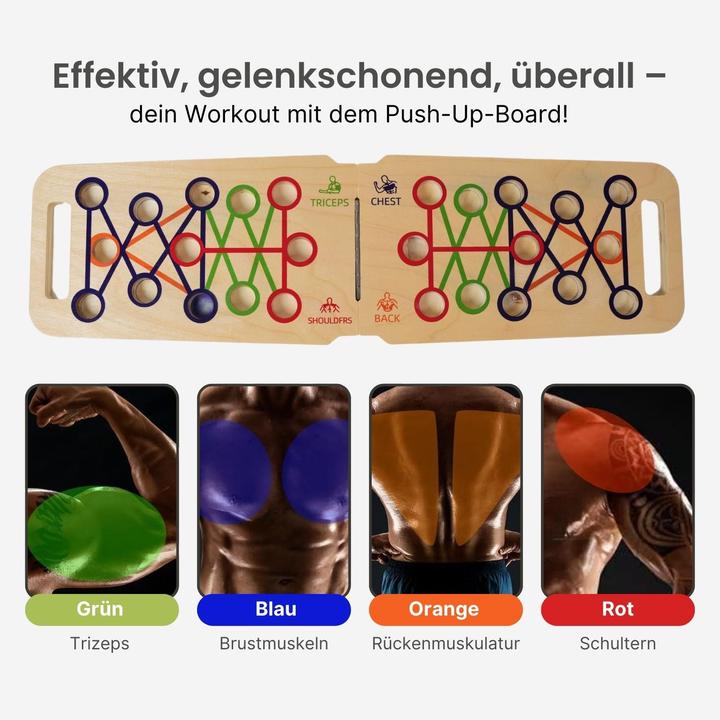 Produktbild Hermex Push-Up-Board Liegestützbrett Push-Up-Trainer Liegestütz-Board