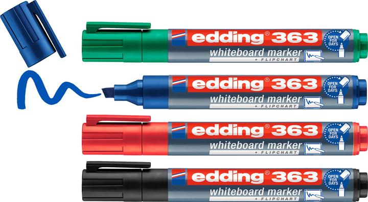 Produktbild Edding 363 Marker (Orange, Gelb, Violett, Grün, Schwarz, Rot, Braun, 5 mm, 8 x)