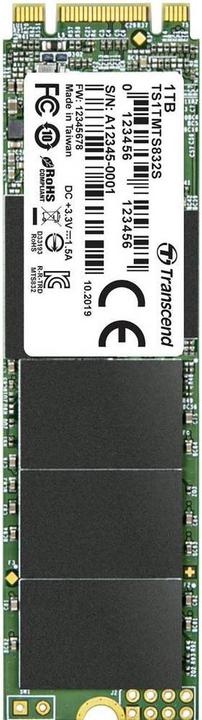 Actual product image Transcend Internal M.2 SATA SSD 2280 832S (1000 GB, M.2 2280)
