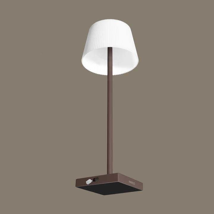Actual product image Century LED table lamp MARGO corten 4W 3000K Dimm. IP54 (200 lm)