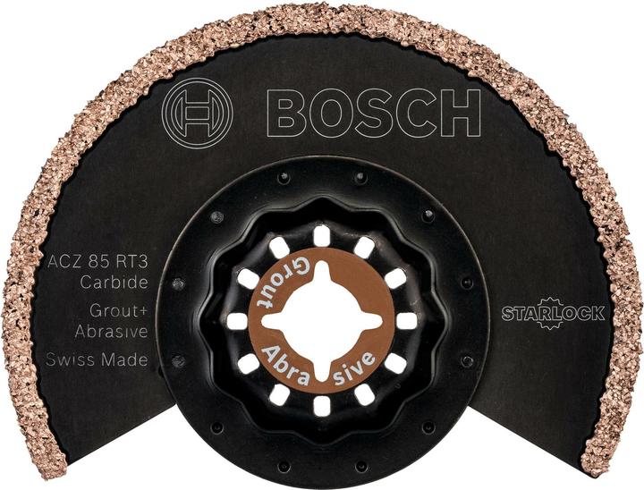 Bosch Professional Zubehör Carbide-RIFF Segmentsägeblatt ACZ 85 RT3, 85 mm, 1er-Pack