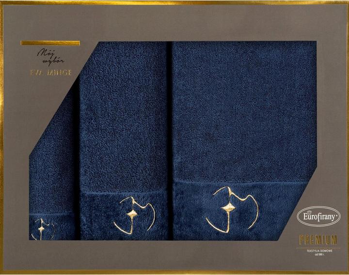 Produktbild Eurofirany EVA MINGE Set GAJA-Handtücher in eleganter Verpackung, perfekt als Geschenk, 550 g/m2 30x50 cm, 50x9 (30x50 cm)