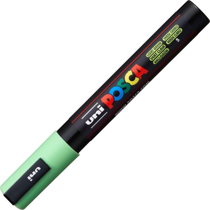 Immagine prodotto Posca Marchio PC-5M a punta tonda (Verde, 2.50 mm, 1 x)