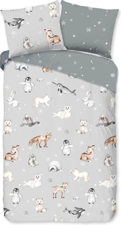 Actual product image Good Morning Cira grey (Bedding set, 135x200 cm + 80x80 cm)
