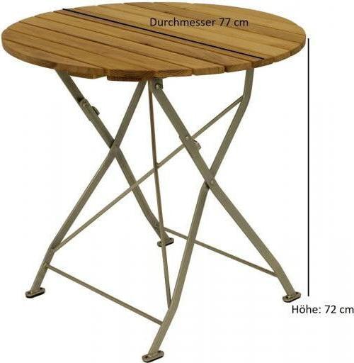 Actual product image Degamo Beer garden - Seating set MÜNCHEN 3-piece (77 cm)