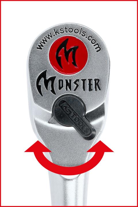 Actual product image KS Tools 1/4 Monster Bit Switch Ratchet (1/4")