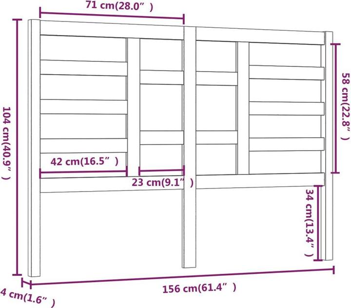 Image du produit VidaXL Edan (156 x 4 x 104 cm)