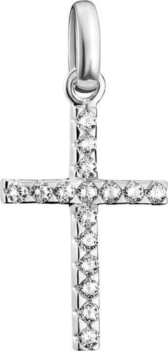 Immagine prodotto Thomas Sabo Charm-Anhänger Kreuz mit Steinen Connect Silber (Argento)