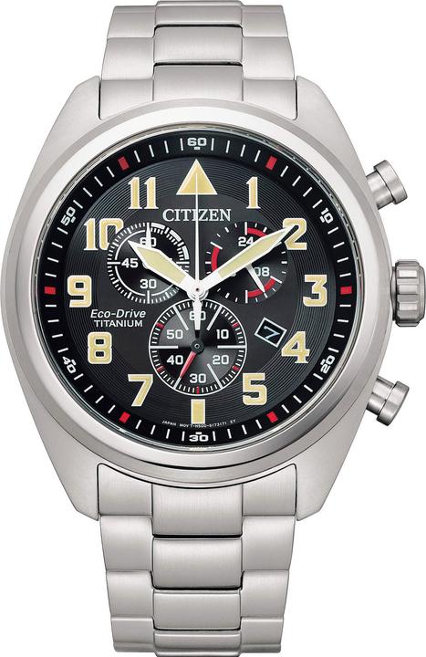 Citizen AT2480-81E Eco-Drive Super-Titanium Chronograph 43mm (Chronograph, 43 mm)
