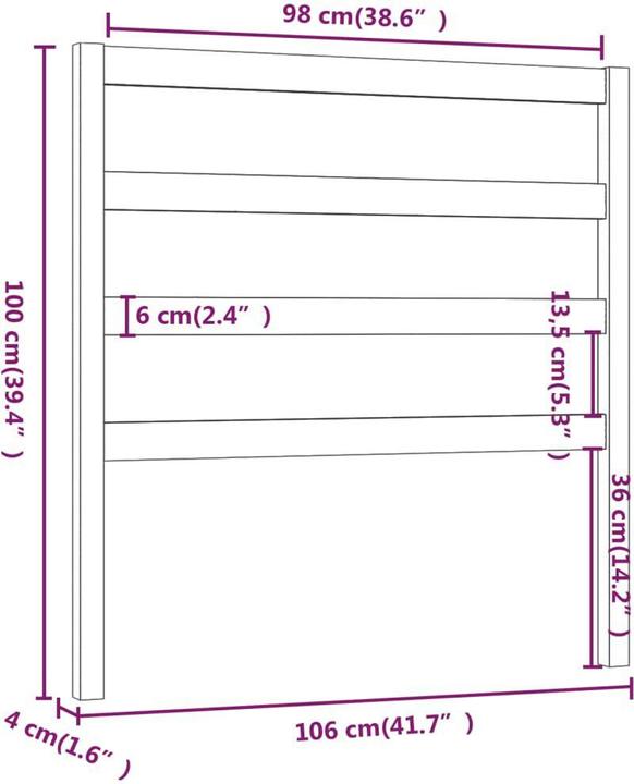 Immagine prodotto VidaXL Batsheva (106 x 4 x 100 cm)