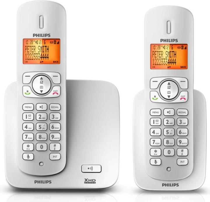 Produktbild Philips CD2702S/38 DECT Telefon Duo, Weiss