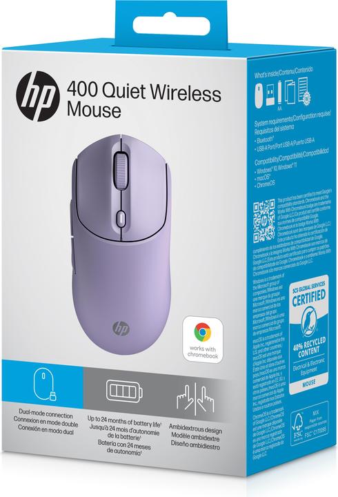 Produktbild HP 400 Leise Wireless-Maus (Kabellos)