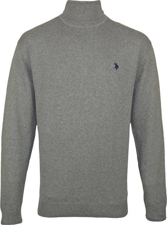 Actual product image U.S. Polo ASSN. Pullover Turtleneck Shirt Longsleeve Rollneck (3XL)