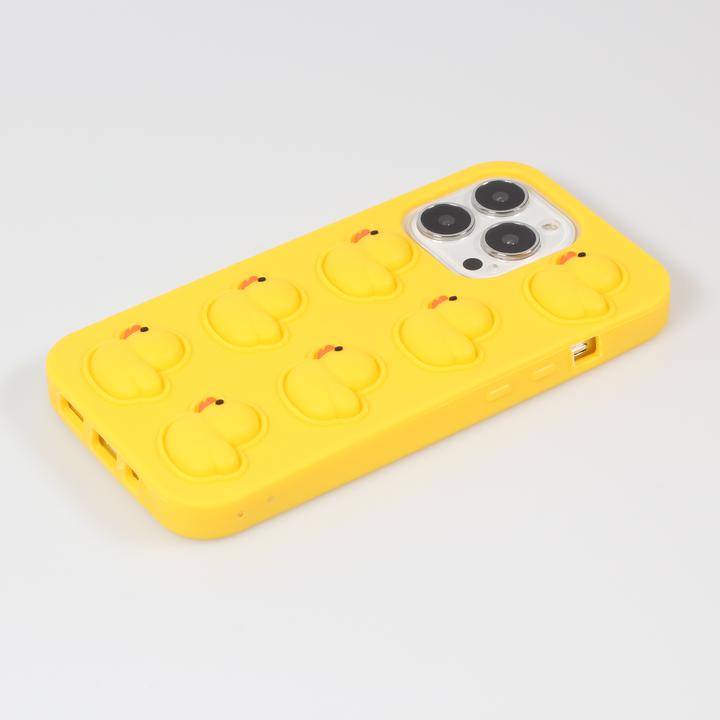 Actual product image PhoneLook Coque silicone jeu éclate bulles anti-stress canards (Apple iPhone 13 Pro Max)