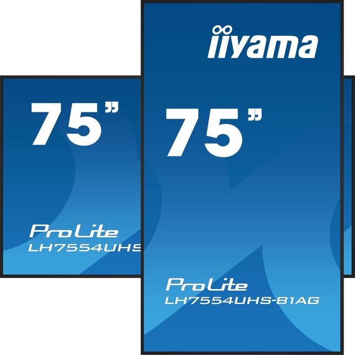 Actual product image iiyama ProLite LH7554UHS-B1AG (3840 x 2160 Pixels, 75")