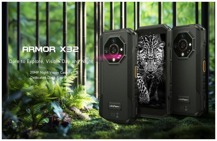 Immagine prodotto Ulefone Armor X32 EU (128 GB, Nero, 5.65", Doppia SIM, 5G)