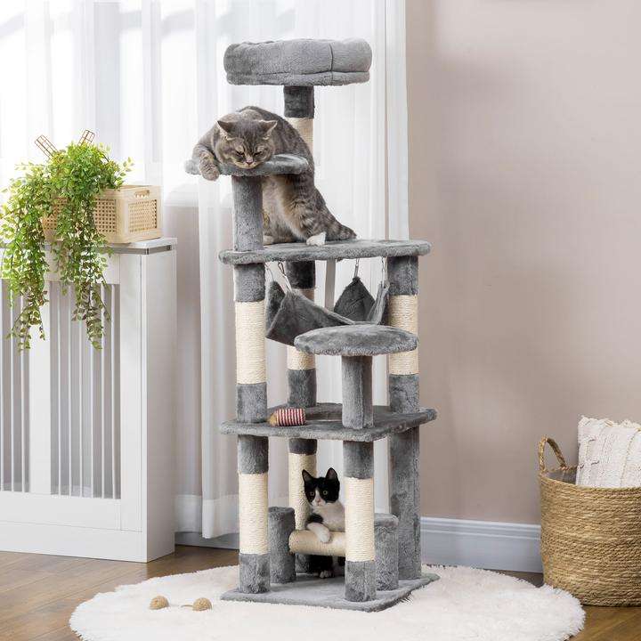Produktbild Jamb Katzenbaum (132 cm, Grau)
