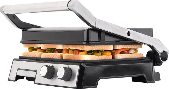 Image du produit Vorel GRIL DE CONTACT ÉLECTRIQUE RAINURÉ SURFACE DE GRIL 29,5X24CM 2000W
