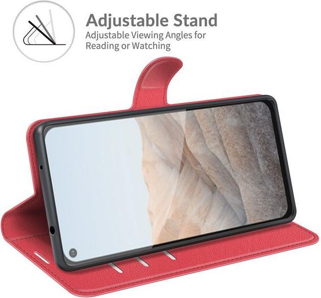 Actual product image MU Classic Litchi Leather Bookcover Series (Google Pixel 5a)