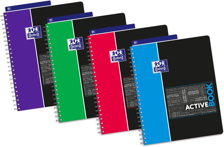 Actual product image Oxford Activebook Student (A4+, Checked, Hardcover)
