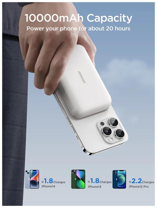 Immagine prodotto Joyroom Mini magnetico (10000 mAh, 20 W, 15 Wh)