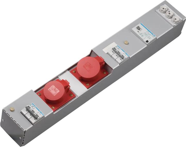 Actual product image Hager Socket strip ZAH014L 1xCEE 32A 16A 160x100x710 (2 x, CEE)