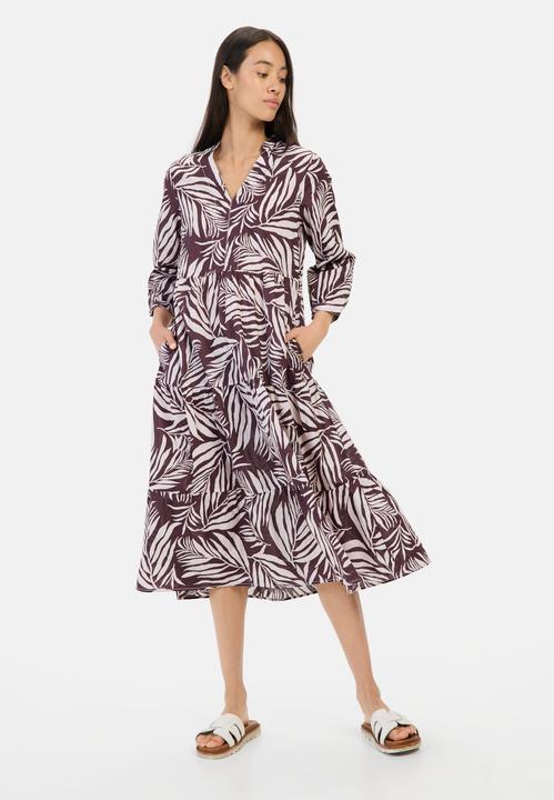 Image du produit Camel Active Mittellanges Sommerkleid mit Allover-Print (XS)